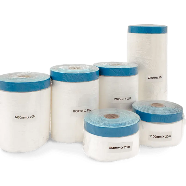 Maskeerfolie met ductape 55 CM