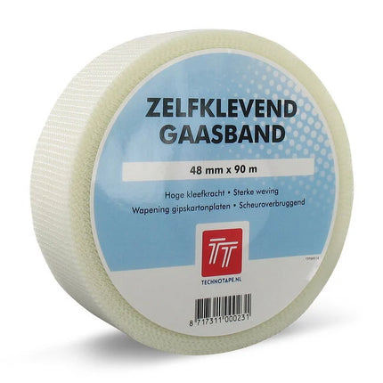 Gaasband Indoor Zelfklevend Wit 48MM